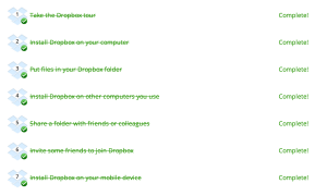 Dropbox Checklist